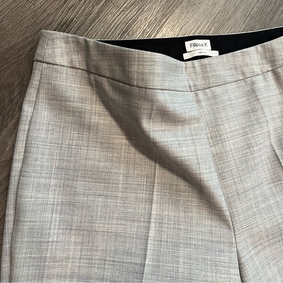 Filippa K Light Gray Pants Stretch Wool Blend Bootcut leg Sz M - Picture 4 of 8